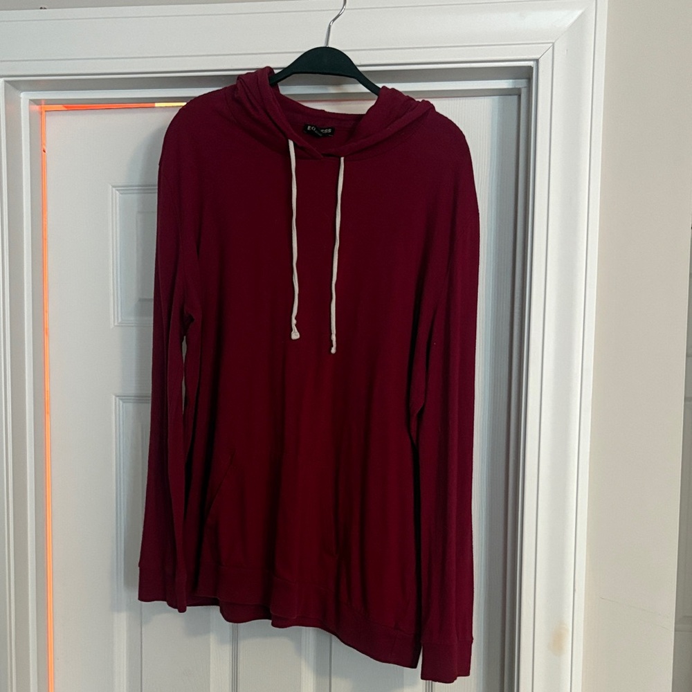 Express Deep Red Pullover